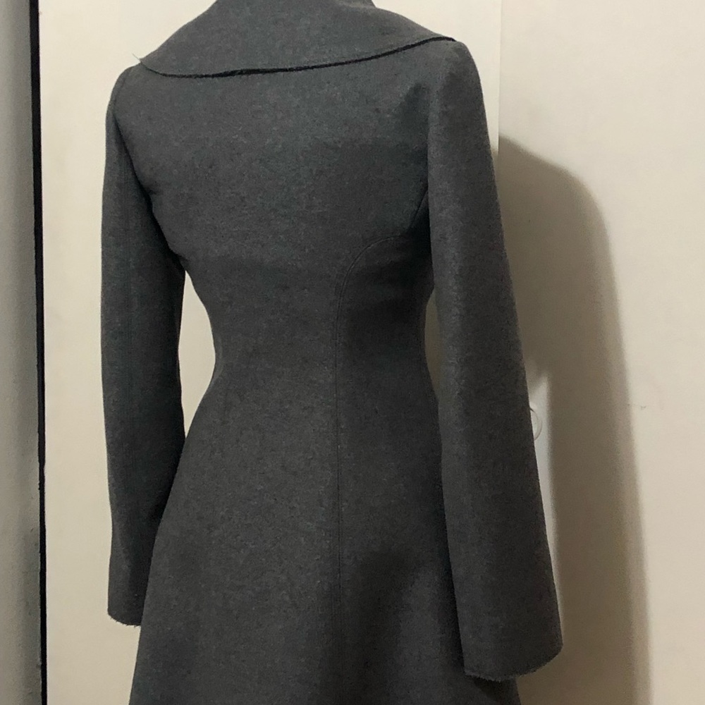 Grey trench coat jcrew size p/xs